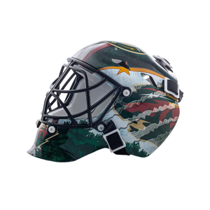 Franklin Sports NHL Team Logo Mini Hockey Goalie Mask with Case - Collectible Goalie Mask with Official NHL Logos and Colors