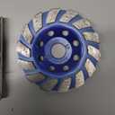 SALI Diamond Concrete Grinding Wheel 4 1/2 inch for Polishing and Cleaning Stone Concrete Surface, Cement, Marble, Rock, Granite, and Thinset Removing, Angle Grinder Segment Wheels Cup 115 * 22.2MM