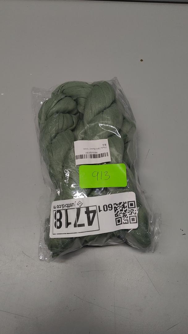 2pk 10ft Cheesecloth Table Runner green Gauze Long Table Runners Boho Gauze Rustic Sheer Runner for Wedding Party Table Decor (35x120inch)