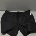 Amazon Essentials Men's Swim Trunks with Mesh Lining, Pockets, Drawstring Closure (X-Large, Black)