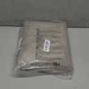 H.VERSAILTEX Linen Blackout Curtain 96 Inches Long for Bedroom/Living Room Thermal Insulated Grommet Linen Look Curtain Drapes Primitive Textured Burlap Effect Window Drapes 1 Panel - Heather Taupe