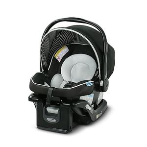 SnugRide Lite LX Infant Car Seat, Lightweight Rear-Facing Seat for Babies 4–30 lb, 4-Position Adjustable Base, Latch Installation & ProtectPlus Engineered, Studio, Manufactured Date : 03/10/2025
