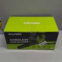 Leaf Blower, Electric Cordless Leaf Blower with 2 Batteries and Charger, 2 Speed Mode, Lightweight Cordless Blower for Blowing Leaves, Patio Cleaning, Blowers for Lawn Care and Dust