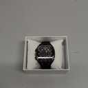 OLEVS Mens Watches Stylish Chronograph Waterproof Luminous Silicon Strap Multifunction Watches for Men Business White Men Wrist Watch,men black watch 42