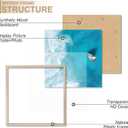 Natural 14x14 Picture Frame Lightweight yet Durable Frame Wall Hanging