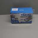 15 Packs Vacuum Bags for Travel with Rechargeable Pump, 3 Sizes Vacuum Seal Bags for Clothing, Compression Vacuum Travel Bags for Luggage, Vacuum Packing Bags for Closet Organization