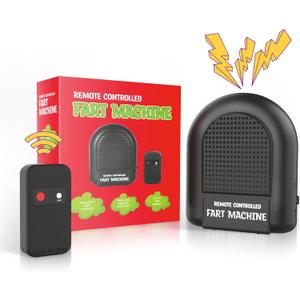 Fart Machine with Remote, Fart Machine Prank Pocket Size April Fools' Day Funny Tricky Toy, Electronic Magnetic Simulated Farting Sounds Bomb Bags Farting Machine Party Prank Toy