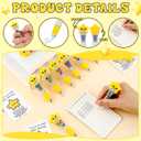 Sayglossy 36 Sets Star Party Favor Gifts Bulk, 4-in-1 Multicolor Ballpoint Pens with “you're a Star” Encouragement Cards Employee Appreciation Gifts for Coworkers, Rewards Events