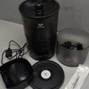 IMIPAW Automatic Cat Feeder with Camera and Water Fountain, HD AI Pet Recognition, APP Remote Control, Timed Food Dispenser, Two-Way Audio, Night Vision Function, 3L Fountains for Drinking with Filter (Black)