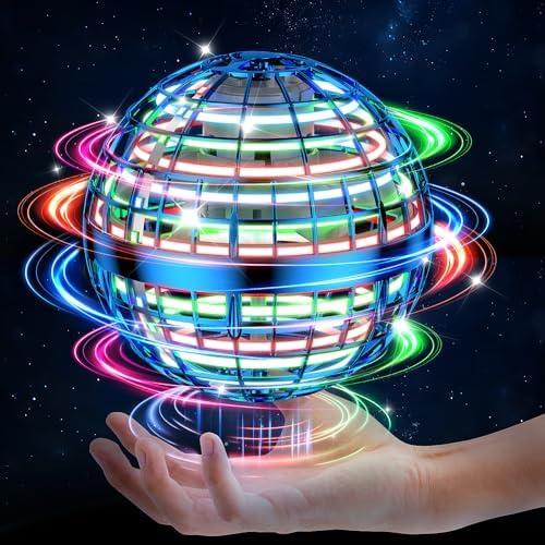 2025 AI Flying Orb Ball Toys, Galaxy Cosmic Globe Boomerang Hover Ball, Hand Drone Orbit, Galactic Fidget Spinning, Birthday Cool Stuff for 6 7 8 9 10+ Year Old Boys Girls Teens Outdoor 2 Pack