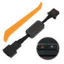 Auto Start Stop Eliminator for Ford F-150 2015 2016 2017 2018 2019 2020 Raptor 2017 Autostop Eliminator Canceller Jumper Bypass Harness Module, A-off Button is Located in the Center of the Panel.