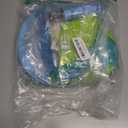 Baby Pool Float No Flip Over, Inflatable Baby Float with Sun Protection Canopy, Baby Swimming Float, Baby Swim Float with Double Air Chambers, Add Tail for Age of 3-36 Months (Large, Blue)