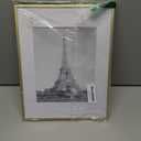 Upsimples Aluminum 11x14 Picture Frame Gold, Display Photo 8x10 with Mat or 11 x 14 without Mat, Wall Hanging Metal Poster Frame with Acrylic Cover, 1 Pack