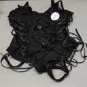 Avidlove Lingerie for Women Sexy Corset Garter Lingerie Set One Piece Teddy Bodysuit Boudoir Outfit (X-Large, Black)