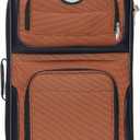 Travel Select Amsterdam Softside Expandable Luggage with Rolling Wheels, Orange, 4-Piece Set (15/21/25/29)