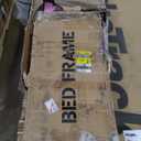 VECELO Metal Loft Bed Twin Size, Heavy Duty Bedframe with Removable Ladder and Safety Guardrail, Space-Saving, Noise Free, No Box Spring Needed, Light Pink