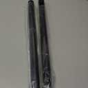 1FT Stainless Steel Extension Rods for 1 Inch Diameter Silver Curtain Rod Kit - Easy to Install for Extending Curtain Rods - Silver (2 Pack)