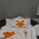 Adult Bird Onesie Pajamas Bird Cosplay Halloween Costume Homewear Pajamas for Women and Men, Size XL