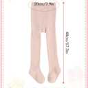 Urieo Baby Girls Tights Toddler Cable Knit Leggings Winter Warm Stockings for Infants Kids Girls