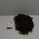PHOCAS Short Dreadlock Wig for Black Women and Men Twist Dreadlock Wigs Short Twist Afro Curly Wig Synthetic Wig(black to brown)