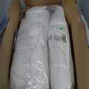 puredown® Goose Feathers and Down White Pillows with 100% Soft Cotton Cover, Bed Sleeping Hotel Collection Pillows Set of 2 King Size