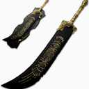 Game Replica Starscourge Greatsword, Aluminum Handle | Double Spray Paint, 46.46in, with Sword Hanger，Suitable for collecting, gifting, and Cosplay