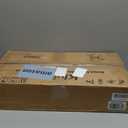 Klvied Rolling Mobile Desk with Cup Holder, Portable, Adjustable Height Small Stand up Desk on Wheels for Home Office Laptop Cart, Computer, Standing or Sitting, Oak