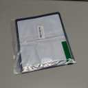 Sooez Leather Professional Business Card Book Holder Organizer, 240 Capacity Credit Card Booklet, PU Name Cards Holder Storage File for Men Women, Blue