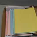 Hanging File Folders, 50 Pack Letter Size Hanging File folders with 1/5-cut Tabs, Stay Organized for Your Home and Office Bulk File, Documents and Paper, Macaron 10 Colors