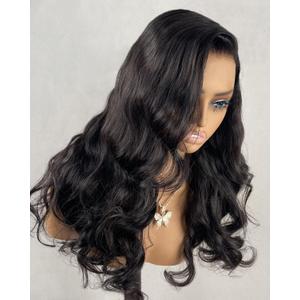 BEEOS 9x6 Glueless Wigs Human Hair Pre Plucked Pre Cut HD Lace 250% Density Body Wave Wear and Go Wig Bleached Knots 26 Inch