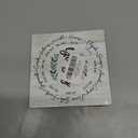 Bible Verse Decor Wood Plaque, Ya Soy Wood Block, Inspirational 5x5 Inch Christian Decor Plaque, Christmas Gifts Parties Church Religiou Decor Plaque Gifts, One Piece