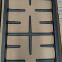 Stove Grates for GE Gas Stove Burner Grate Range Oven Rack WB31X27150 WB31X27151 Replacement Parts Cast Iron Flat Plate General Electric Cooktop 3 Pack