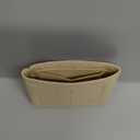 Bag Organizer Insert, Tote Purse Insert, Pocket Wallet Divider for Hermes Evelyne 16/29/33 (S(5.924.7), Beige)