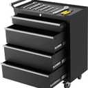 Professional Workstation Version 24" 4-Drawer Rolling Tool Chest - Lockable Storage Cabinet with Wheels for Workshop & Garage Organization, 24in 4 Drawers