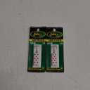Jake'S Lures Spin Fishing Equipment, 1/4 oz, White with Red 2 Pcs