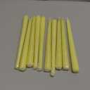 10 Inch Yellow Taper Candles for Summer Parties, 10 Packs Unscented Candlesticks for Dinner Birthday Seasonal Celebration and Home Decoration