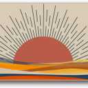 Door mat Outdside Entrance,Sunshine Sun Sunrise Sunset Outdoor Mat,Funny Doormats Front Door mat Indoor Entrance,Welcome Floor Mat Spring Rubber Rugs Washable Patio Home Decora 23.6 X 15.7 in