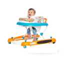 Dream On Me Go-Getter Baby Walker and Walk Behind Walker, Adjustable Seat Height, Comfortable Padded Seat, Easy to Fold, Pack and Store, Detachable Fun Tray, Orange