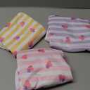 3 Pack Washable Female Dog Diaper Onesie Sanitary Pantie with Adjustable Suspender, Reusable Fixed Doggie Diapers, Super Absorbent Leakproof for Dog in Heat Cycle, Large