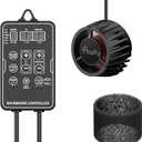 Pawfly Wave Maker for Aquariums 2100 GPH, Aquarium Powerhead DC 24V 10W, Aquarium Circulation Pump With Magnetic Base, Wavemaker for 30-300 Gallon Freshwater Saltwater Tank