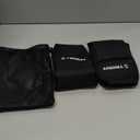 Ab Slings Straps Portable for Pull Up Bar Hanging Leg Raiser Fitness (Black 1 Pair)