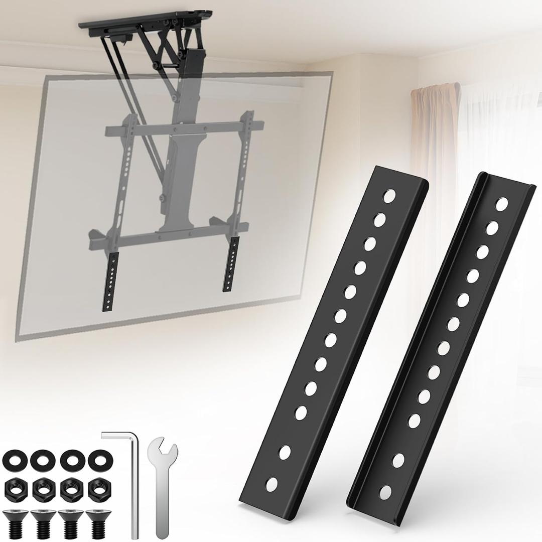Vertical VESA TV Mount Extender Bracket Kit Compatible Designed for Low VESA Pattern TVs,Fits for TV Ceiling Mounts,Extension Bracket Plate