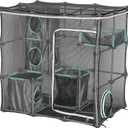 Kitty City Outdoor Catio Furniture and Play Kits for Cats, Outdoor Mega Kit