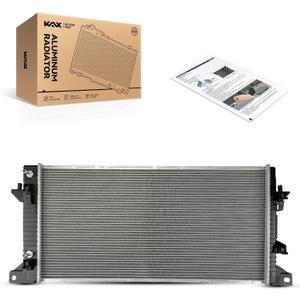 KAX CU13229 Engine Cooling Radiator, Compatible with 2011-2014 F-150 5.0L, 2011-2014 F-150 3.5T, 2011-2014 F-150 3.7L, 2015-2016 Expedition, 2015-2017 Navigator