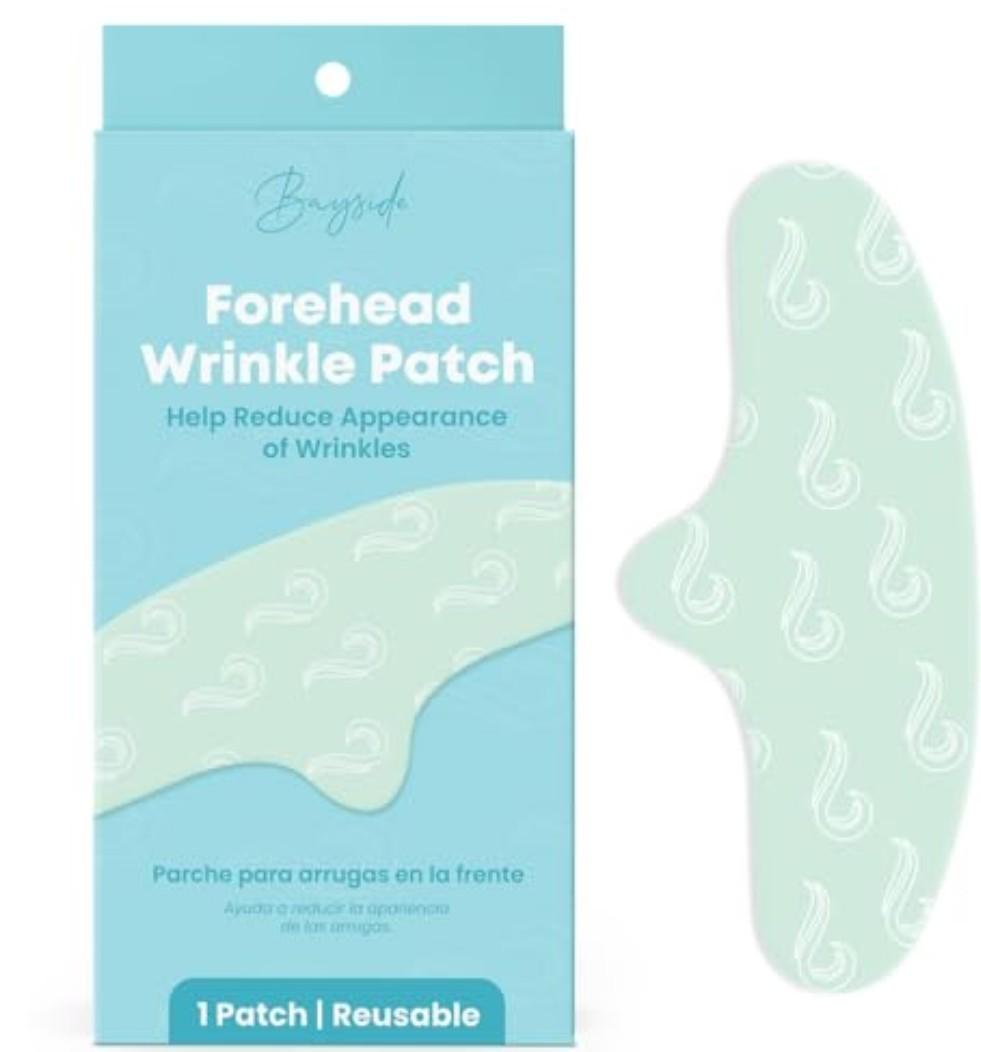 Forehead Wrinkle Patches Reusable | Non-Invasive Wrinkle Treatment for Fine Lines | Works with Face Lift Tape and Eye Patch Kits | Long-Lasting, Gentle Skin Care Solution | Includes Storage Tin