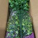 Artificial Flowers Fake Plants for Outdoors Spring Decoration, 13Bundles Silk Realistic UV Resistant Faux Flowers for Outside Planter Porch Yard Patio Garden Home Indoor, Purple