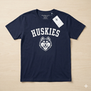 Huskies Mascot for Youth Teams Players and Fans T-Shirt (Blue, S)
