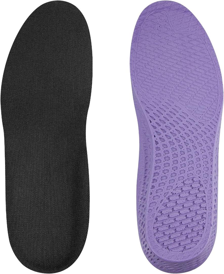 Insoles for Vans Shoes, Replacement Inserts for Men and Women's Skate Sneakers, Cushioned Inner Soles for Comfort and Foot Pain Relief (US 12 Women/10.5 Men-EU 44)