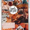 Autumn Vibe Aesthetic Case Compatible with iPhone 15 Pro, Fall Pumpkin Halloween Case for iPhone 15 Pro, Cool Cute TPU Bumper Phone Case Cover