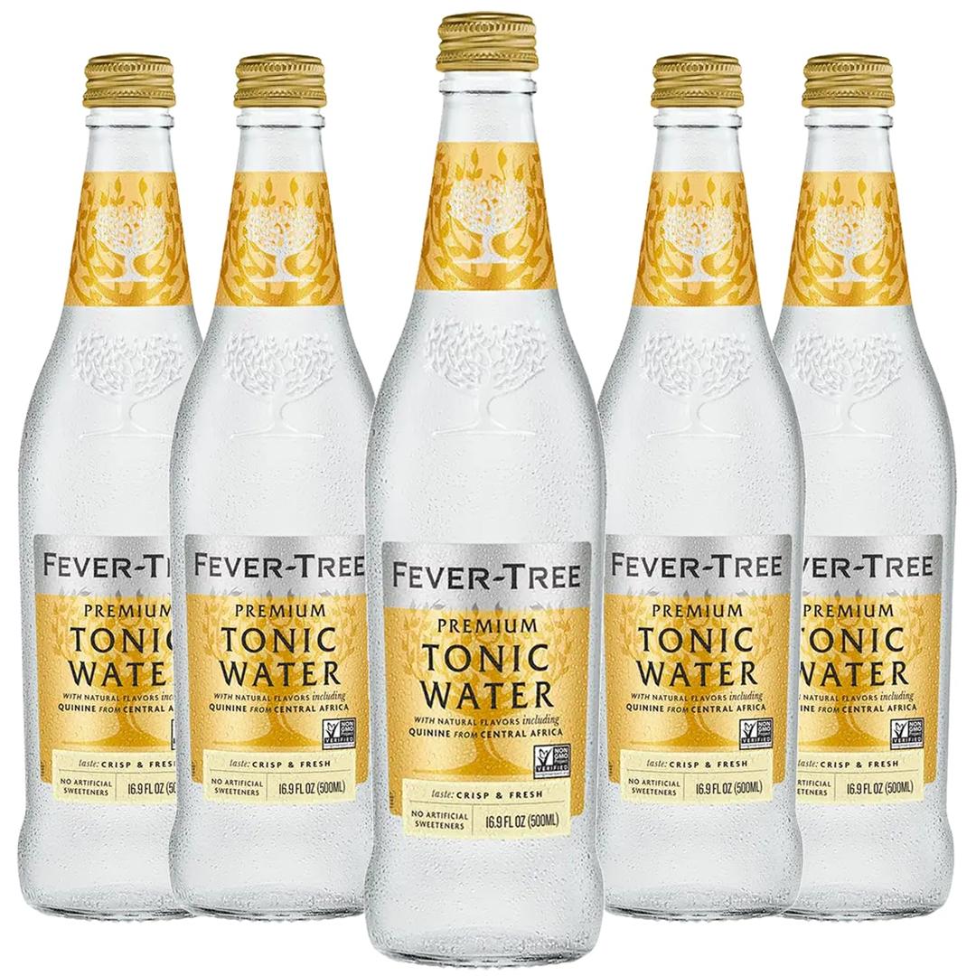 Fever Tree Premium Tonic Water - Premium Quality Mixer and Soda - Refreshing Beverage for Cocktails & Mocktails 500ml Bottle
